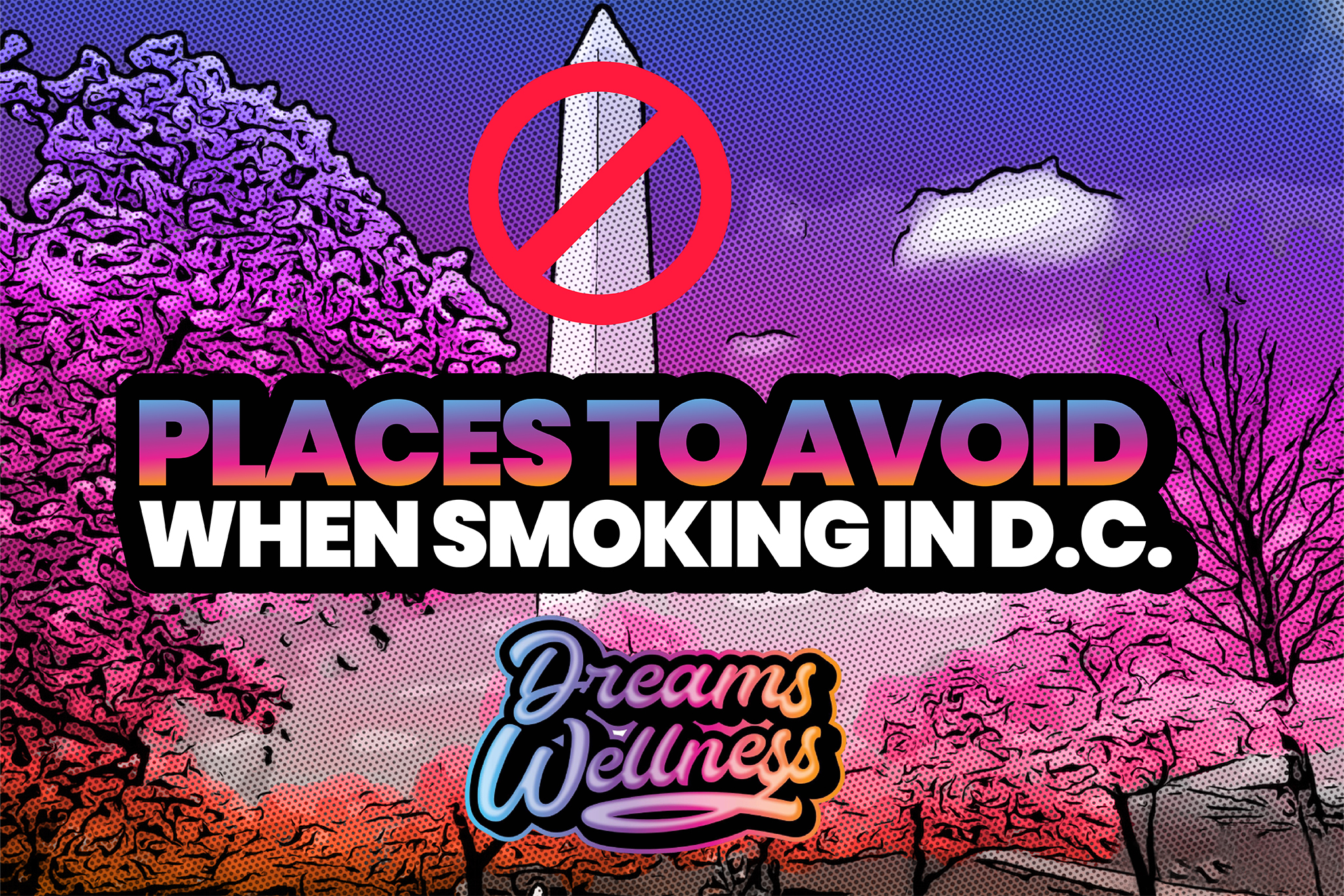 places to avoid when smoking in dc
