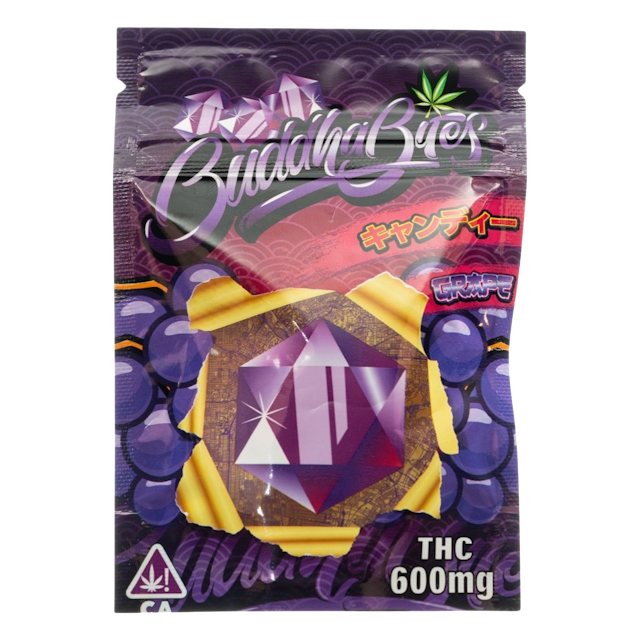 Buddah Bites 600 mg Gummy Edibles | Grape