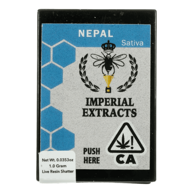 1 Gram Live Resin Shatter by Imperial Extracts | Nepal | Sativa