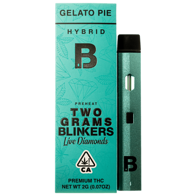 Blinkers Live Diamonds 2g Disposable vape | Gelato Pie | Hybrid