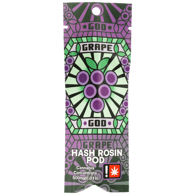 Dark Malibu | Grape God | Hash Rosin Pod Disposable