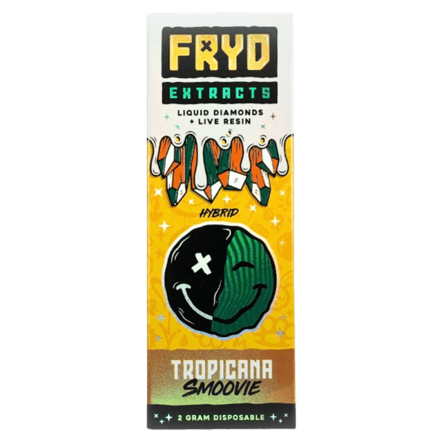 2 Gram Live Resin Disposable | Tropicana Smoovie | Hybrid | Fryd Extracts