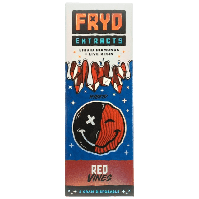 2 Gram Live Resin Disposable | Red Vines | Hybrid | Fryd Extracts