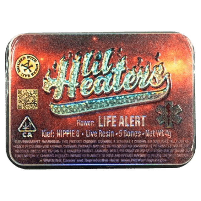 Lil Heaters | Life Alert | 5 Live Resin Infused Pre Rolls | Hippie 8