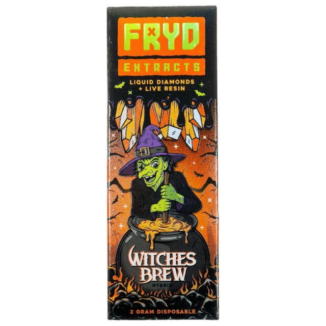 2 Gram Live Resin Disposable | Witches Brew | Hybrid | Fryd Extracts