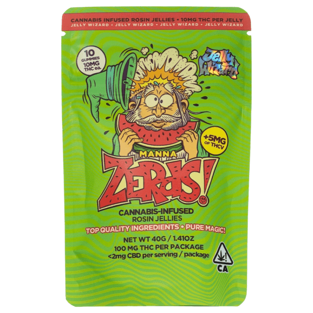 Zerds Manna | Cannabis Infused Rosin Jellies Edibles | Jelly Wizard