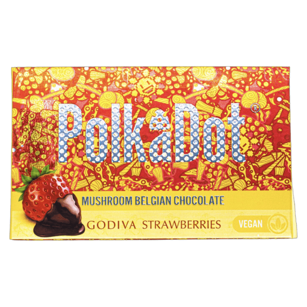 Polkadot 4g | Vegan Godiva Strawberries Gummies