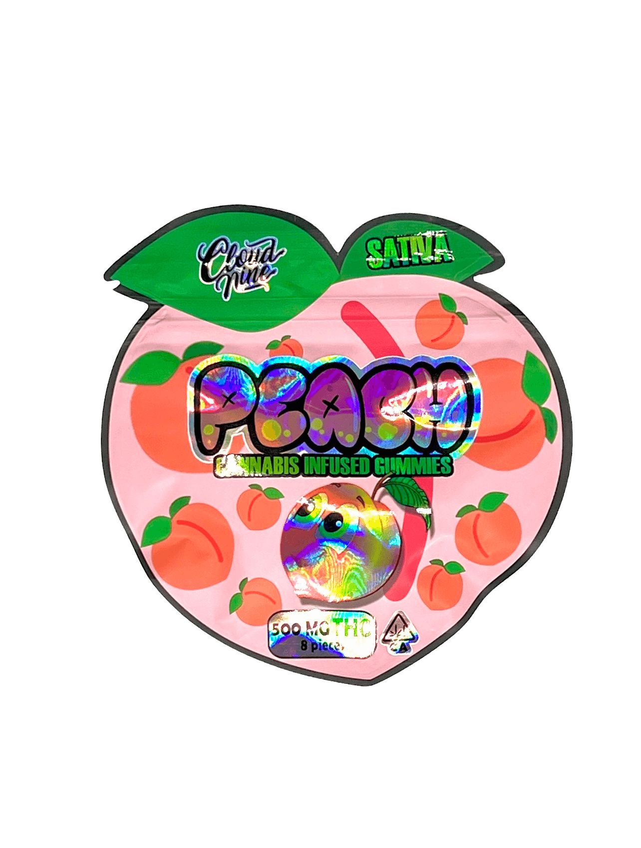 Peach Bliss | Cloud Nine 500mg Sativa Edible