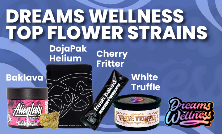 dreams wellness top flower strains