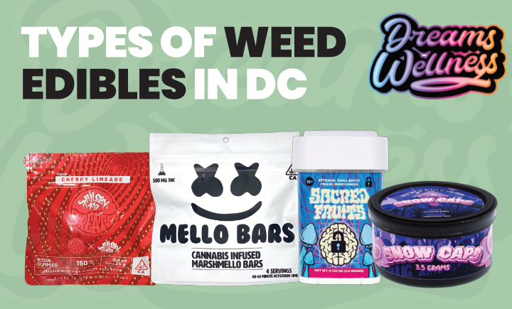 types of weed edibles in dc